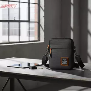 HFSHY Nam Nylon Sling Túi Đeo Ngang Nhẹ Nhiều Phần Dây Kéo Dây Đeo Có Thể Điều Chỉnh Để Mang Theo Hàng Ngày Du Lịch Sử Dụng VN