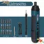 NOTE1 Tuốc nơ vít điện, Máy khoan điện 1300mAh cỡ nhỏ, Mô-men xoắn điều chỉnh có thể sạc lại đa chức năng với công cụ sửa chữa đèn LED Bảo trì tại nhà
