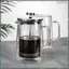 Máy pha cà phê French Press 650ml - Ấm đun nước trà thủy tinh Borosilicate tường đôi, Nồi cà phê gia đình có bộ lọc