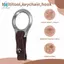Hợp Kim Titan Móc Khóa Xe Móc Khóa Mặt Dây Da Bò Dây Mặt Dây Chuyền Dụng Cụ Nam Quà Tặng Quà Tặng