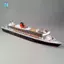 Bộ mô hình giấy lót RMS Queen 2 tỷ lệ 1: 400, Máy hấp chi tiết Tàu khai thác giấy chưa lắp ráp