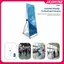 JASMINE 60x160 80x180cm X Biểu Ngữ Đứng Cho Bạt Di Động Standeepact Tarp Đứng Cho Cửa Hàng Hội Nghị Trình Diễn JASMINE