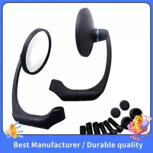 Chrome Tròn Thanh Cuối 10 Mm 1 Cặp Cho Xe Máy Xe Tay Ga Chiếu Hậu Gương Phụ Kiện Có Thể Điều Chỉnh Cho Cafe Racer 1