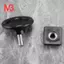 10 Bộ 45mm Đường Kính Đế Có Thể Điều Chỉnh San Bằng Chân 25mmx25mm Bộ Chèn Ống Vuông