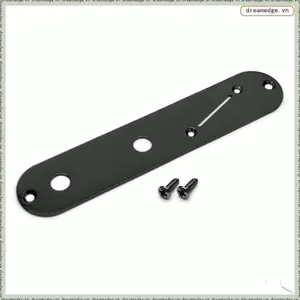 Tấm điều khiển bằng thép 32mm có khe cắm công tắc góc cho đàn Guitar điện TL màu đen