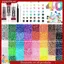 Thạch Nhựa Thạch Kim Cương Giả 40 Màu, 3 Mm Flatback 32000 Chiếc Cho Bedazzling Cho Hàng Thủ Công, DIY Dự Án Đá Quý