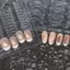 Tranh sơn móng tay kiểu Pháp rỗng hoàn toàn trong suốt Tranh Stencil viền Pháp Mẫu dán keo dính Công cụ phụ trợ DIY Nail Art Phụ kiện EMKK