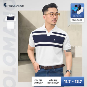 Áo polo nam cao cấp DAVID, BST SÁNH ĐÔI, vải cá sấu cotton interlock, thanh lịch, sang trọng - POLOMANOR