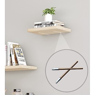 set 3 thanh Kệ gỗ thông treo tường Giá gắn tường decor trang trí nhà cửa bền đẹp sâu 15 cm