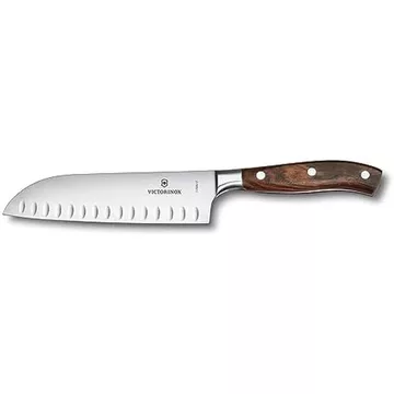 Dao đầu bếp Victorinox Grand Maitre - Dao bếp sắc bén có cạnh thẳng - Dao nấu ăn tiện dụng - Đồ dùng nhà bếp cao cấp - Tay cầm bằng gỗ, 8 "