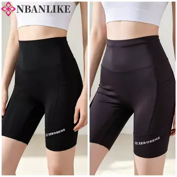 Quần Legging Nữ NBANLIKE Có Túi, Quần Capri Nữ Yoga Thoáng Khí Co Giãn, Body Shaper Giảm Béo Liền Mạch Ngắn Eo Cao Quần Legging Ngắn Thể Thao