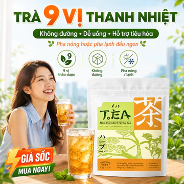 🔥Giá sốc🔥Gói trà dưỡng sinh 9 vị dịu nhẹ | Trà hoa cỏ dưỡng chất bổ tâm thể | Trà thảo dược thanh nhiệt tiêu hóa