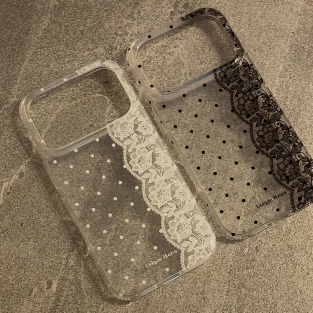 Ốp lưng mới họa tiết ren chấm bi thời trang cho iPhone 17 16 15 14, chống trầy xước 1213 | BigBuy360 - bigbuy360.vn