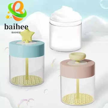 Máy tạo bọt BAIHEE, Sữa rửa mặt mặt mặt trăng di động, Sữa rửa mặt bằng nhựa Star Dầu gội Body Wash Bubbler Cup