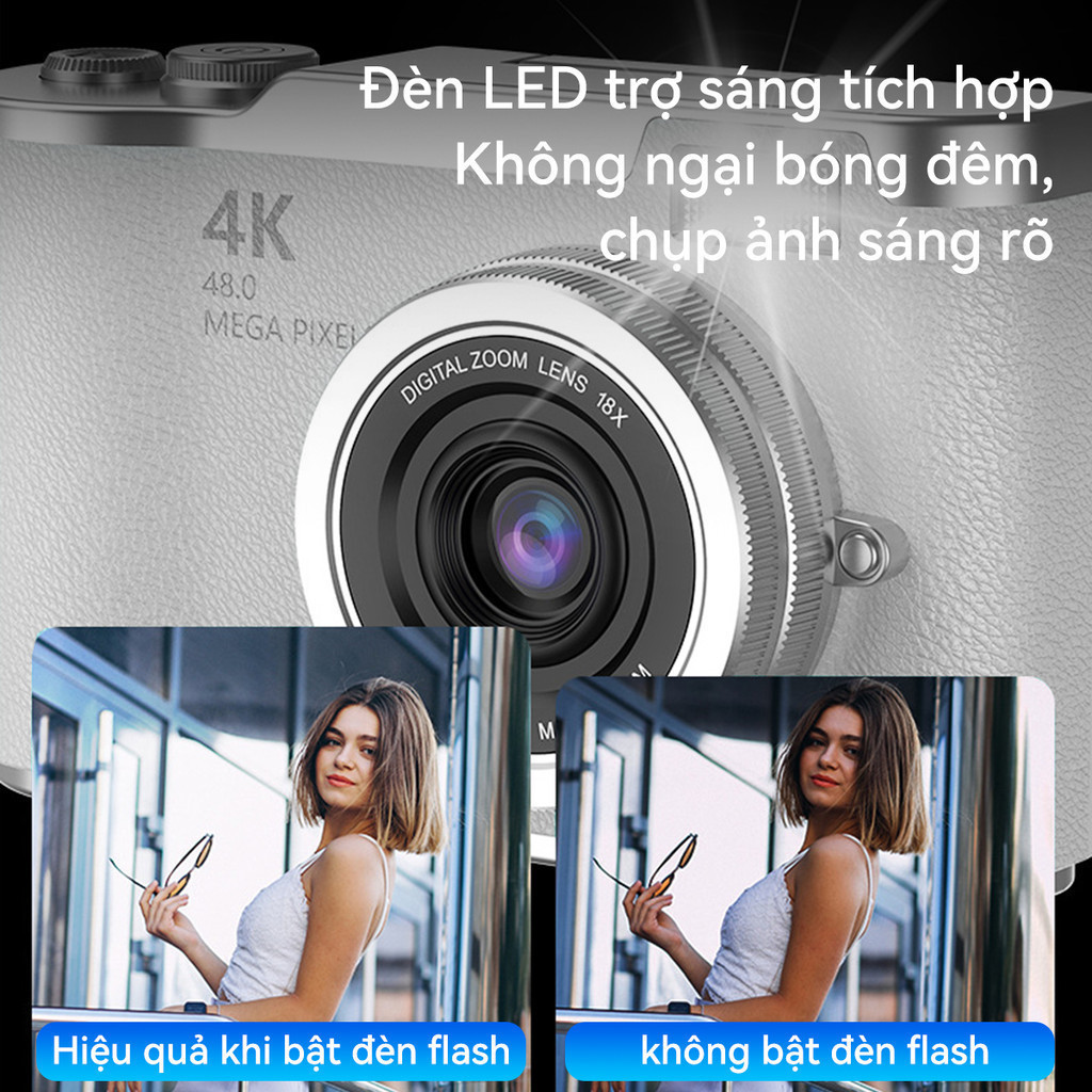 [Mới 100%] Máy Chụp Hình Màn Hình Lật HD LK-007 48MP || Fullbox | BigBuy360 - bigbuy360.vn