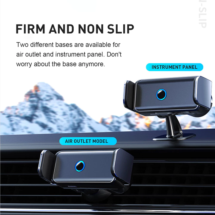 Novsight Giá đỡ điện thoại ô tô điện Tự động kẹp điện thoại di động Giá đỡ bảng điều khiển Giá đỡ điện thoại ô tô Điều chỉnh tự động Giá đỡ lỗ thông h – 7
