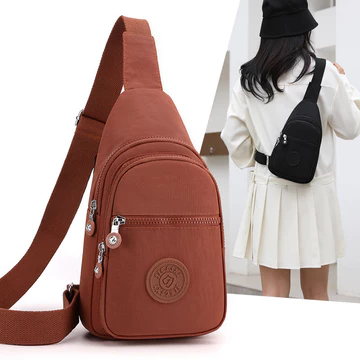 Women's Minimalist Nylon Crossbody Bag – for Travel