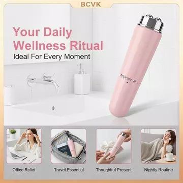 [BCVK] Máy mát xa mặt bằng điện 4 trong 1 Dụng cụ làm đẹp mắt siêu nhỏ để thư giãn mắt quầng thâm Túi mắt Mắt bọng mắt Massage mắt tốt