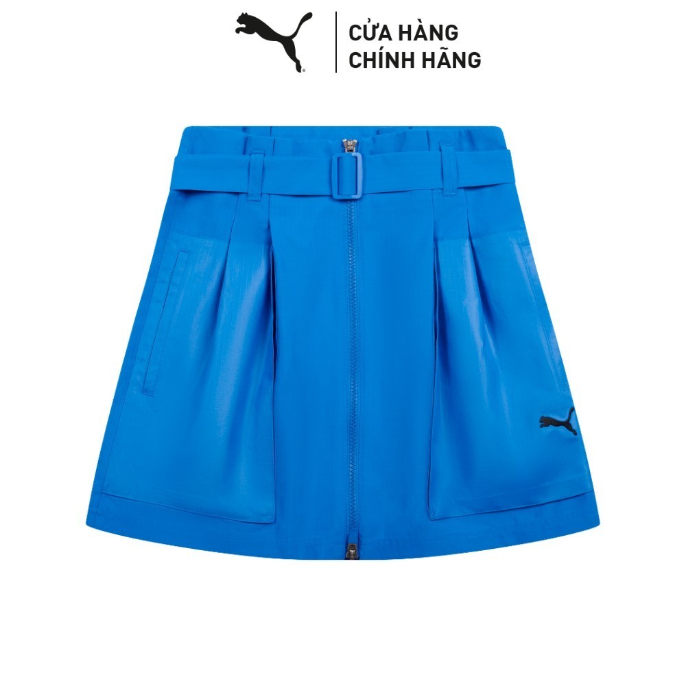 Váy Ngắn Thời Trang PUMA Nữ FUTURE ARCHIVE Skirt Mountain Blue Màu Xanh