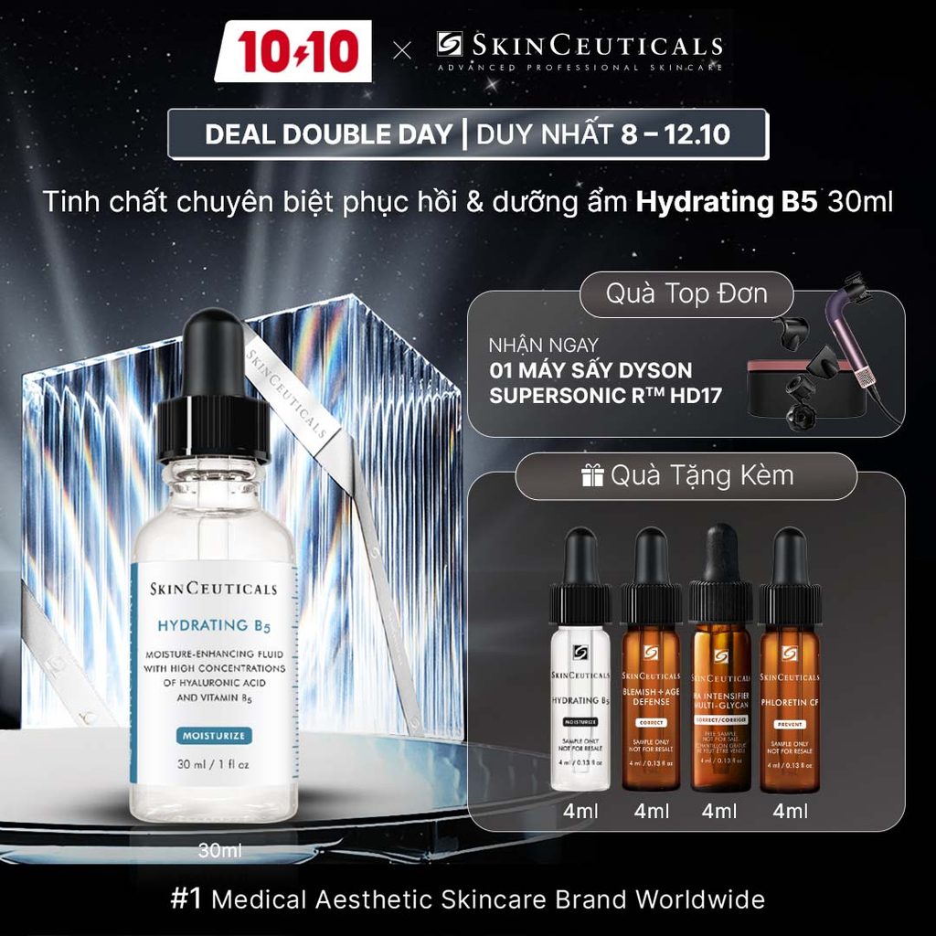 Dưỡng chất cấp ẩm và phục hồi cho mọi loại da Skinceuticals Hydrating B5 30ml
