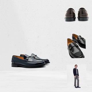 Giày PEDRO Leather Horsebit Loafers - PM1-46600177 chính hãng đủ bill