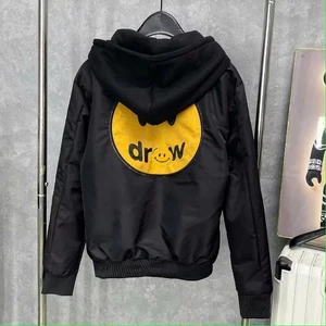 Áo Phao Đờ Diu Mặt Cười Vàng KCloset Áo Gió Trần Bông Dày Dặn 2 Lớp Dáng Rộng Nam Nữ NA27