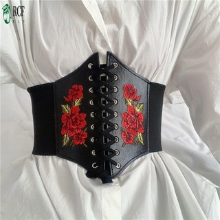 Áo lót nữ Corset thêu hoa hồng Corset màu đen tập eo hàng đầu Cincher để giảm cân cho nữ