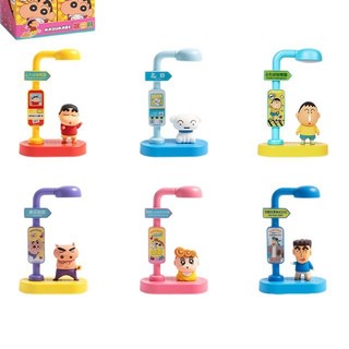 Crayon Shin-Chan Wake-Up Night Light Sạc USB Điều khiển bằng giọng nói Đồ trang trí máy tính để bàn Crayon Shin-