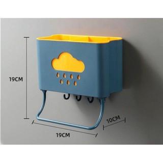 Kệ dán tường đựng muỗng đũa đa năng