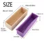 Khuôn Xà Phòng Silicon ZENZON, Khuôn Làm Xà Phòng Hình Chữ Nhật 1200ml, Chống Dính DIY Handmade Xà Phòng Silicon Linh Hoạt Thủ Công Hình Chữ Nhật Khuôn Xà Phòng Phụ Kiện Nướng Bánh