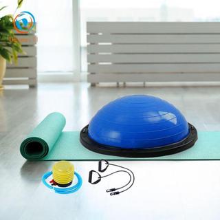 Bóng tập cân bằng thương hiệu Dovewill, bóng bán nguyệt cho luyện tập, kèm theo dây kháng lực và bộ bơm hơi,Bóng tập thể dục YOGA