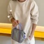 Túi Tote nữ OLVIDO, Túi vải Nylon tổng hợp phong cách Hàn Quốc, Túi đeo chéo màu tím thời trang dành cho nữ