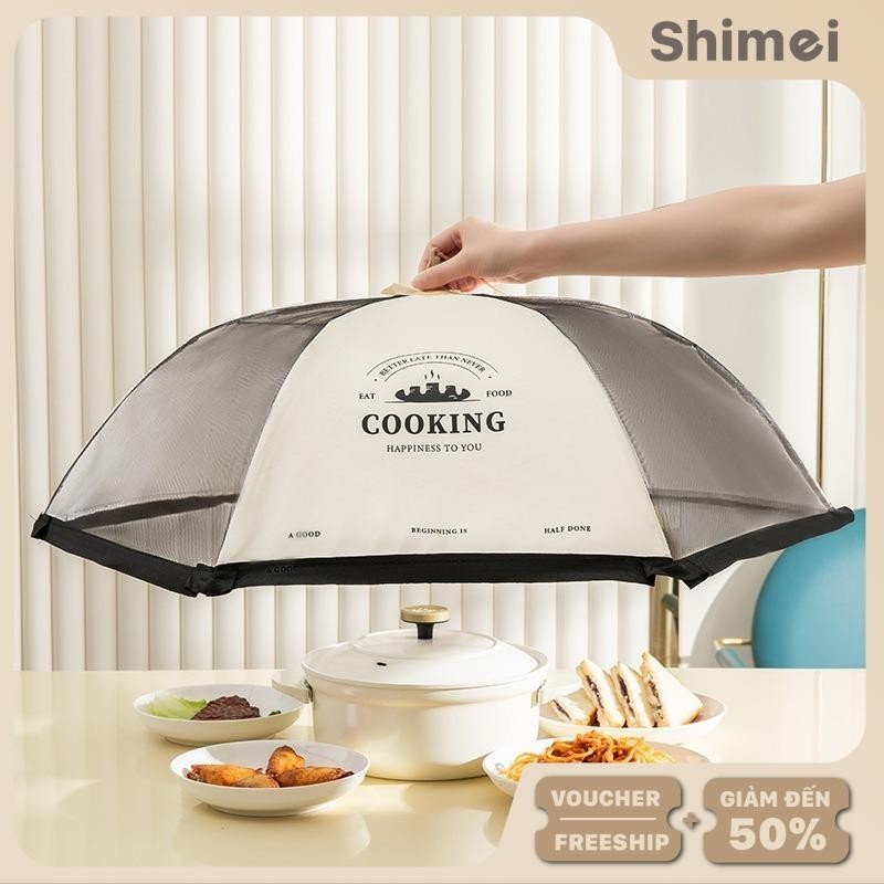 [Mẫu Ngẫu Nhiên] Lồng Bàn Lưới Vải Gấp Gọn Vuông Tròn 70cm Chống Bụi Côn Trùng Giữ Thức Ăn Sạch