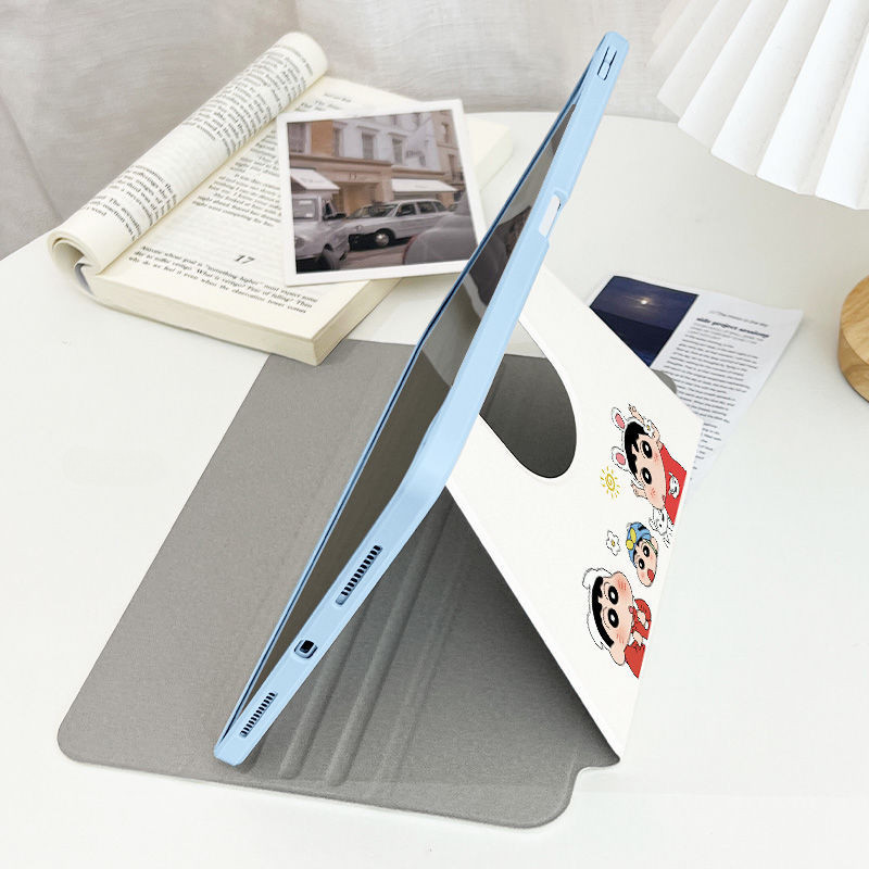 Bảo vệ cho ốp lưng ipad M2 Air6 M3 Air7 air 13 inch M4 2024 pro11 Air4 / air5 Gen7 Gen8 Gen9 thế hệ thứ 10 Air2 2025 A16 gen11th pro 12.9 Gen5 / 6 air 11 Mini4 / 5 / 6 Vỏ máy tính bảng 360