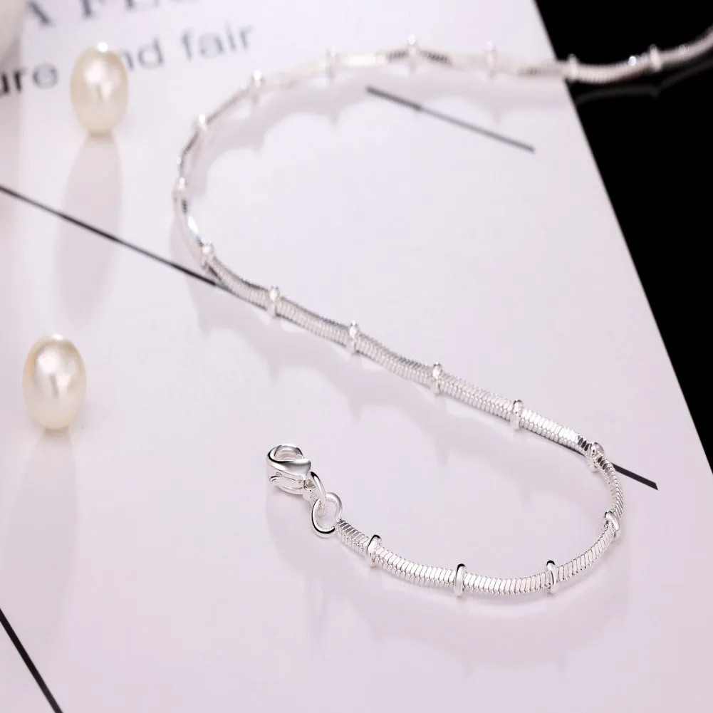 Vòng cổ rắn bạc 925 đẹp đơn giản, trang sức thời trang dành cho nữ