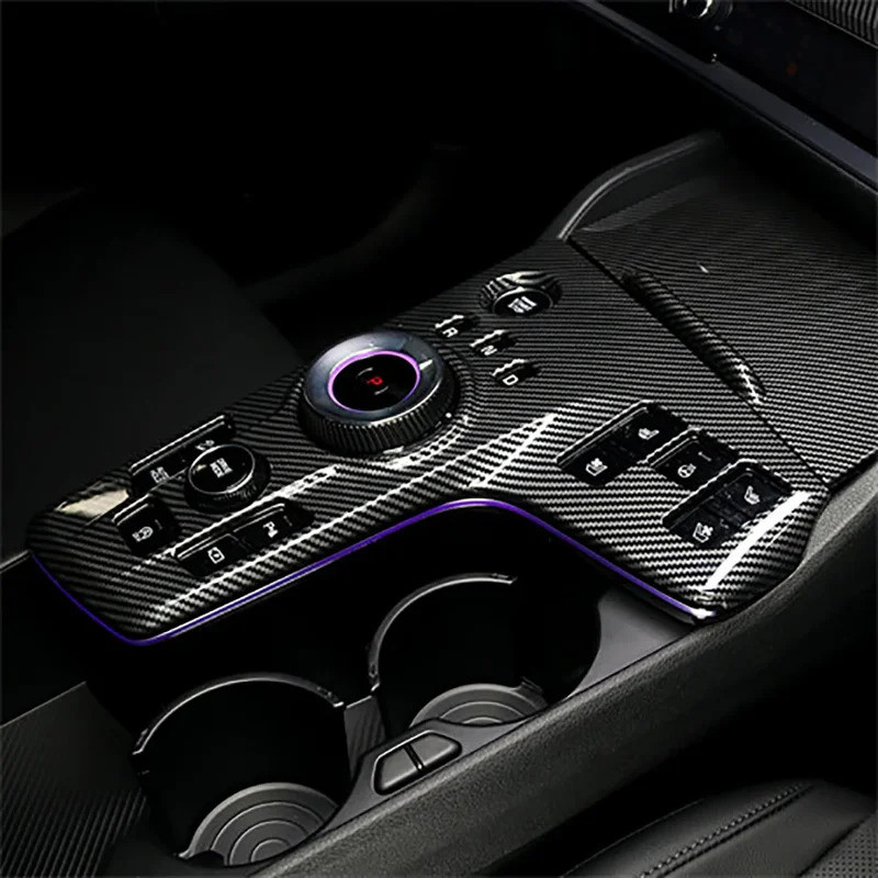 Dành Cho Xe Kia Sportage NQ5 2022 2023 Tay Trái Lái Xe Ô Tô Bảng Điều Khiển Trung Tâm Bánh Răng Dịch Chuyển Bao Trung Tâm Decal Bảo Vệ Miếng Dán