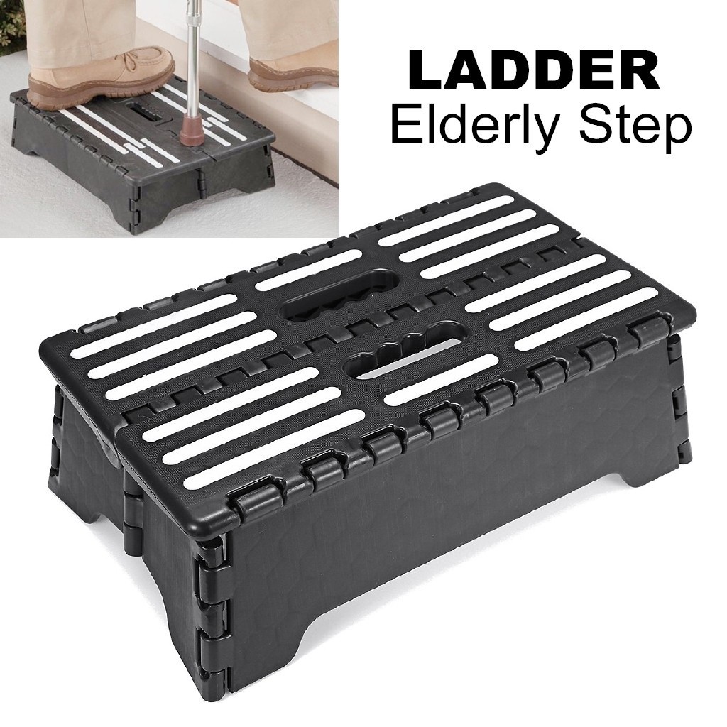 Folding Portable Bench Step Stool Ladder Elderly Pregnant Footstool ...