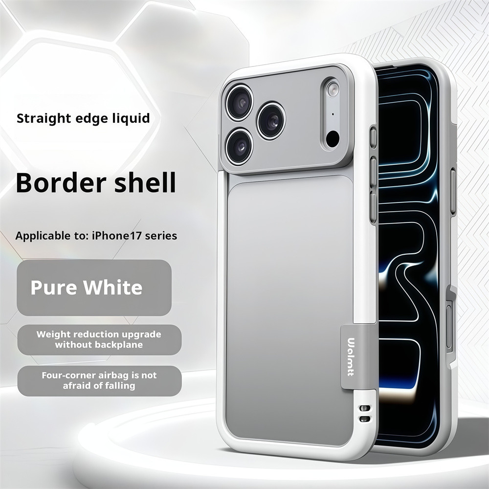 Ốp điện thoại viền màu cho iPhone 17 Pro Max 12 13 14 15 16 pro max 15 16 plus Vỏ điện thoại di động chống trượt rỗng