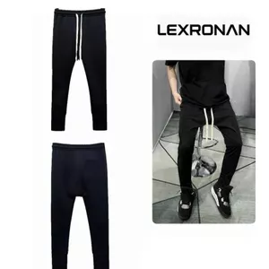 Quần Jogger Trơn Form Ôm Nam LEXRONAN – Vải UMI Co Giãn, Ống Bo Gọn, Mặc Thoải Mái #JGUM01