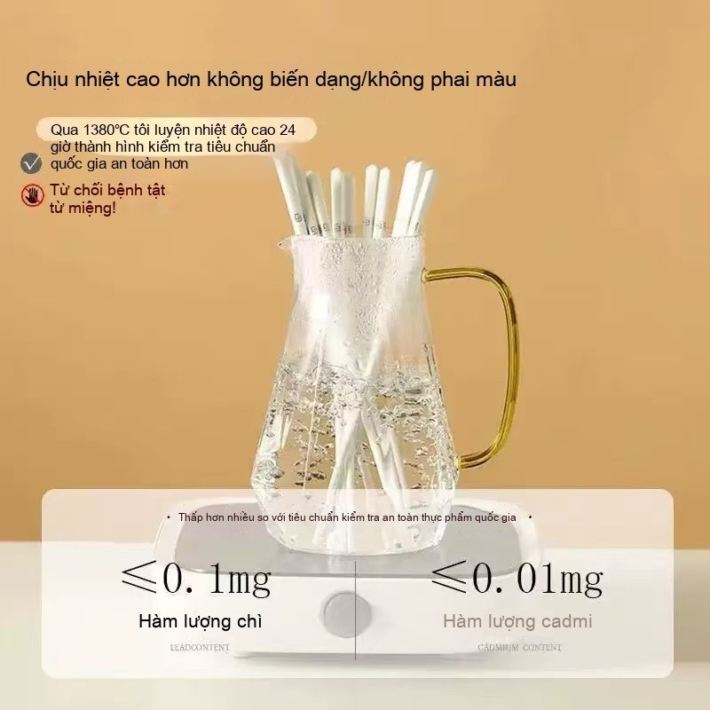 Đũa gốm gia dụng chống rơi, cấp thực phẩm, nhiều họa tiết