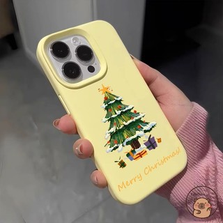 Dành Cho OPPO Find X9 X8s X8 Pro X7 Ultra A2 A2x A1x A1s FindX8s FindX8s Ốp Điện Thoại Cây Giáng Sinh Vui Vẻ Ngôi Sao Quà Tặng Hoạt Hình Dễ Thương Vỏ Mềm Màu Vàng