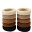 EDIWANY 5 / 10 CÁI Scrunchies, Dây buộc tóc dày đậm màu phối màu, Dây buộc tóc trang trí đa năng có độ đàn hồi cao dành cho nữ