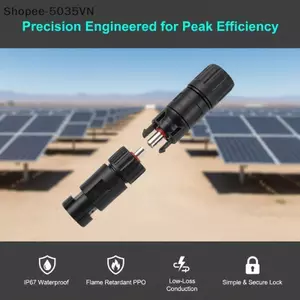 {AKIN} 5 Cặp / 10 Cặp Đầu nối PV IP67 Đầu nối bảng điều khiển năng lượng mặt trời chống nước Nam & Nữ 1000V 1500V để sử dụng hệ mặt trời {a}
