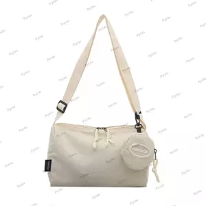 Túi đeo chéo nữ PYCOU, Túi một vai đa năng bằng Nylon, Thiết kế thích hợp Túi xô nhẹ đơn giản Đi chơi thông thường