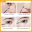 VFZ Nâng cấp de Eyeliner Brush Siêu mỏng Góc mịn Bàn chải lông mày phẳng dưới mắt Nơi bàn chải trang điểm Chi tiết chính xác Bàn chải Louislifecool