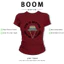 BOOM Áo Baby Tee Nữ Cotton Ôm Body-Áo Thun Ngắn Tay Y2K In Hình PhongCách Mùa Hè, Cổ Tròn Hàng Đầucách hàn quốc phong686