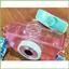 Bình Nước Kawaii Trẻ Em 400ml Dễ Thương Máy Ảnh Trẻ Em Chai Nước Chống Rò Rỉ Có Ống Hút Cho Học Tập gelhvn