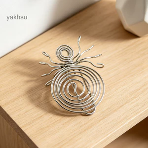 Thai| Hộp đựng thẻ đặt, Kẹp văn phòng đa năng với thiết kế kết cấu tinh tế, Kẹp giấy dây dày chắc chắn để ghi chú và thẻ, Kẹp giấy kim loại đáng tin cậy cho trường học tại nhà A