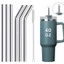 Ống hút ống thẳng bằng thép không gỉ 304 Cốc du lịch đa chức năng Đường kính lớn Khuỷu tay Cốc nước Ống hút YKP2