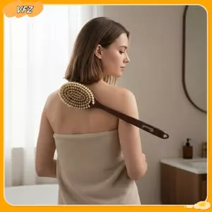 VFZ Ba Body Tắm Bọt Biển Chà Bàn Chải Có Tay Cầm Bằng Nhựa Tẩy Tế Bào Chết Tẩy Tế Bào Chết Máy Mát Xa Da Tẩy Tế Bào Chết Bàn Chải Phòng Tắm Louislifecool